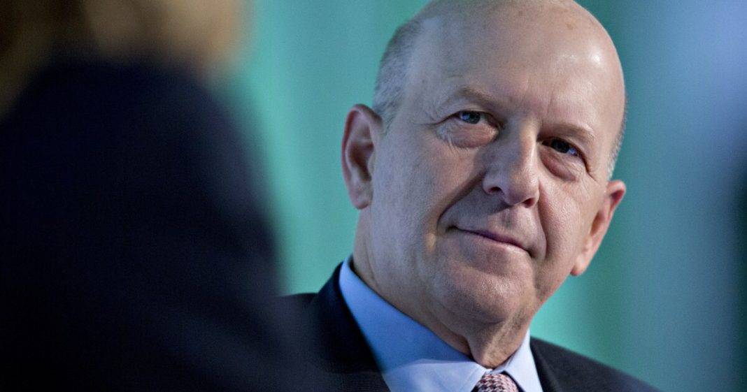 Goldman surges past expectations, despite global tumult