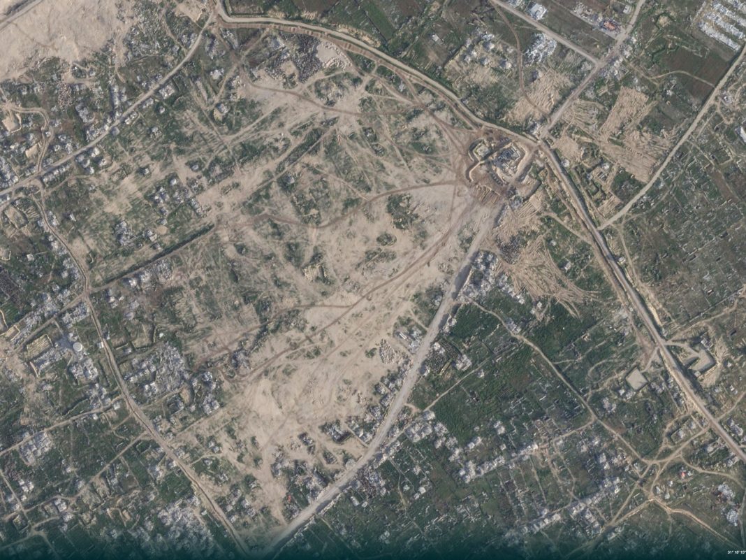 Satellite images reveal Israel expanding Gaza military sites | Gaza News