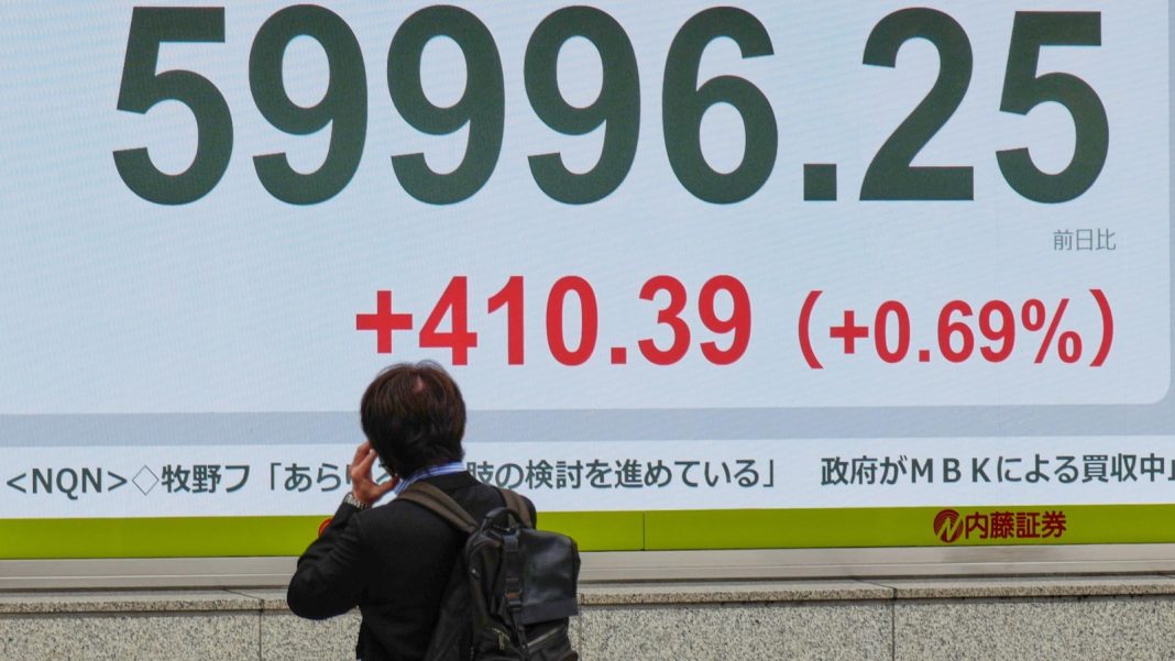 Stocks retreat and oil tops $100 despite fresh records on Wall St