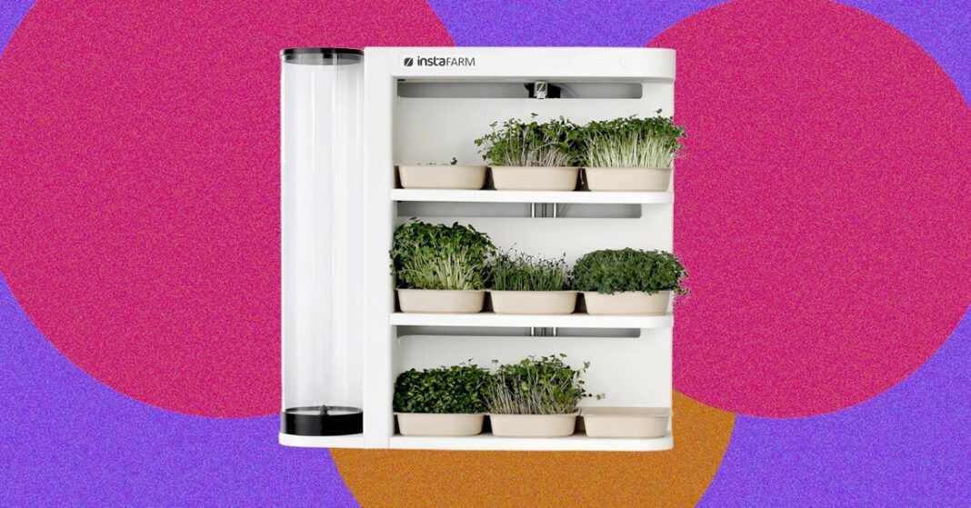 InstaFarm Automated Indoor Microgreens Garden Review: Easy Being Green