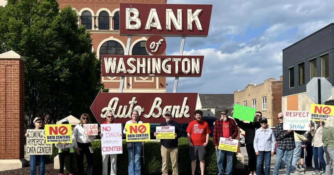 Missouri bank faces call for boycott over data-center controversy