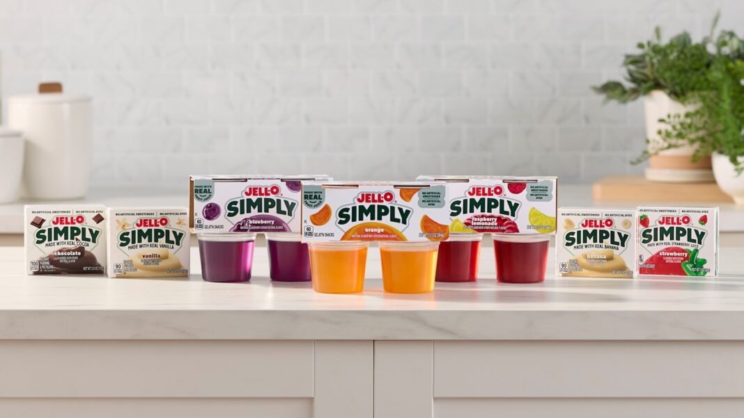 New Jell-O products swap fruit juice for artificial colors