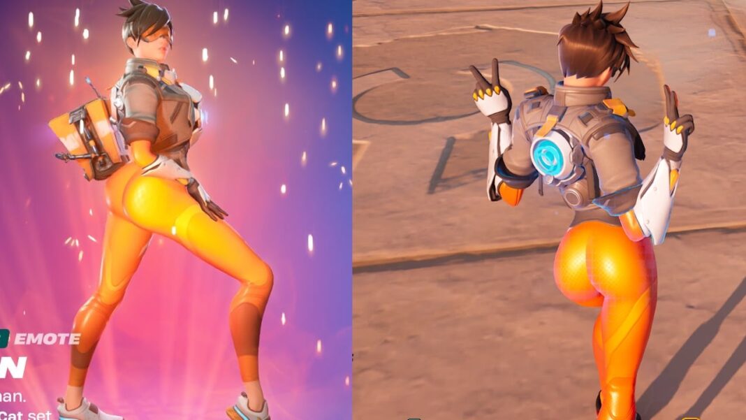 Overwatch Fans Convinced Fortnite 'Un-Nerfed' Tracer's Butt