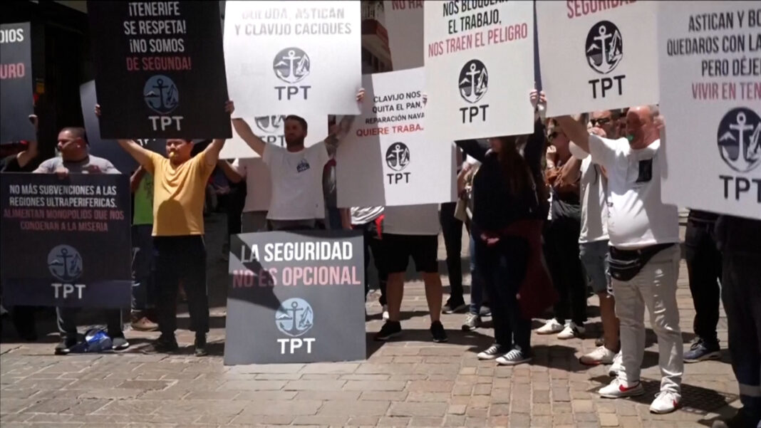 Protests in the Canary Islands as virus-stricken ship heads for port | Health