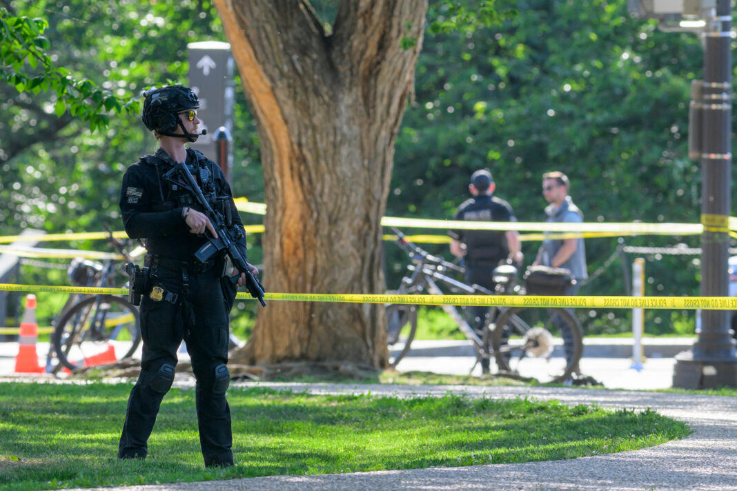 Secret Service shoots armed man near White House