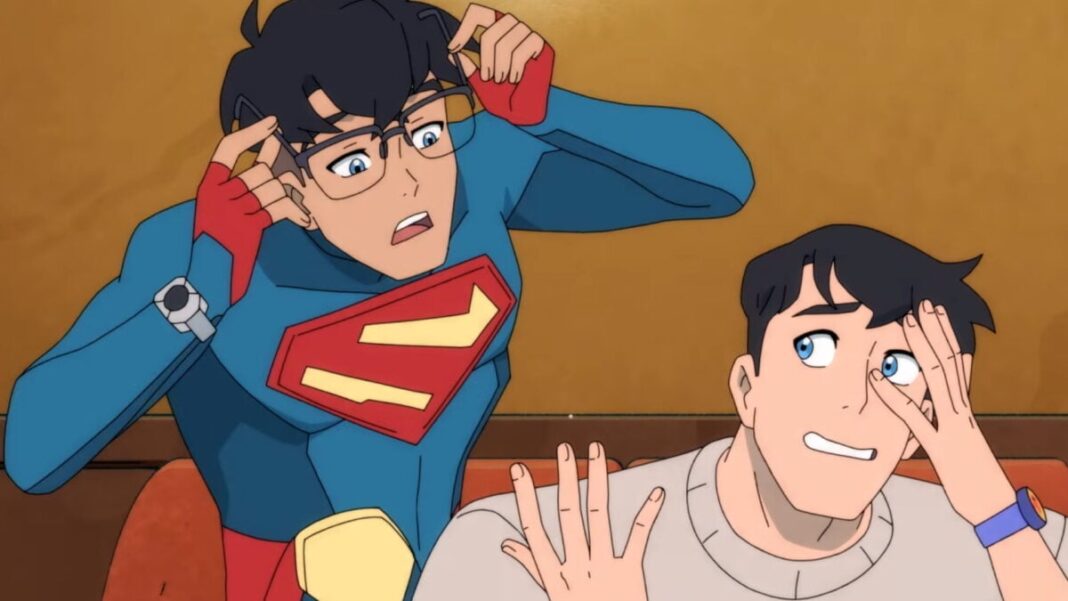 Superboy and Cyborg Superman Soar the Friendly Metropolis Skies of 'My Adventures With Superman' Season 3