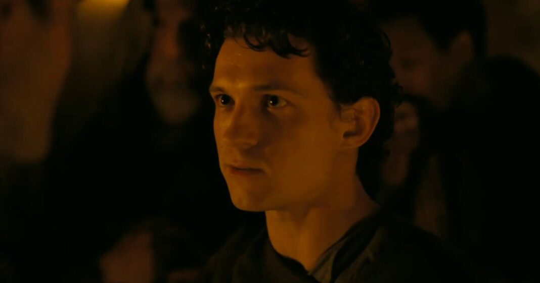 The Odyssey New Trailer Shows Tom Holland vs. Robert Pattinson, Calypso & More