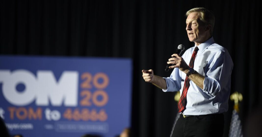 Tom Steyer shatters self-funding record in California governor's race
