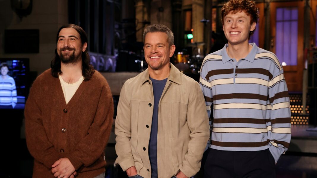 Where to Watch Matt Damon Host 'SNL' With Noah Kahan Free Live Stream