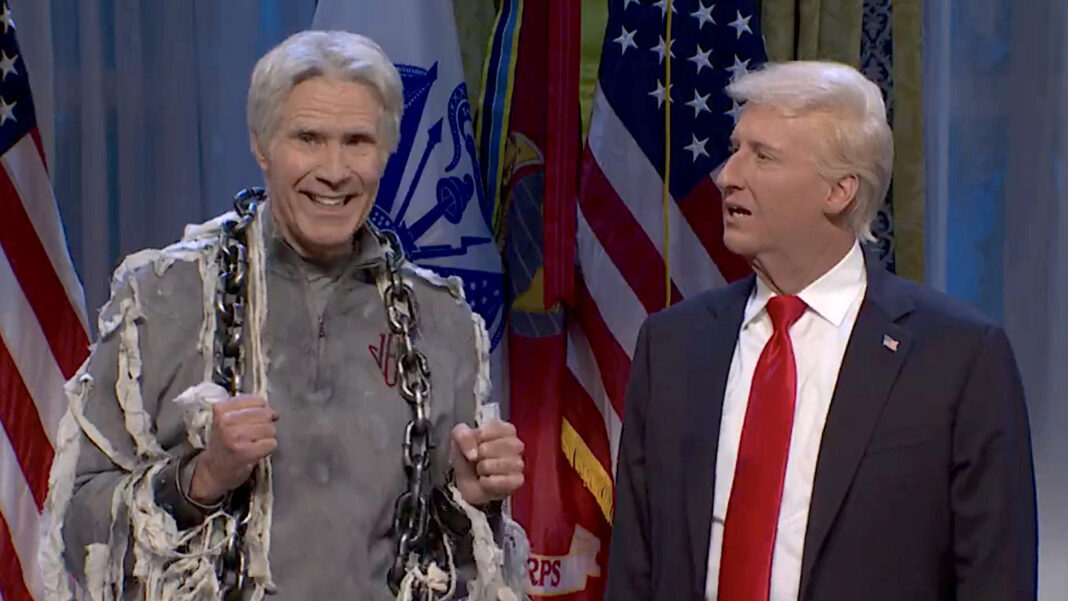 Will Ferrell's Jeffrey Epstein Haunts President Trump