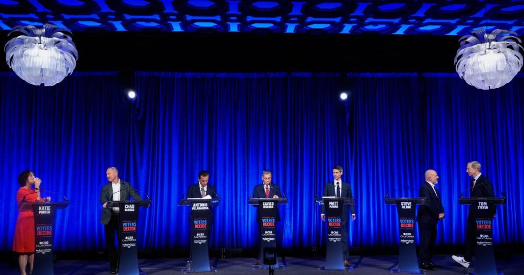 Winners and losers of the CBS California gubernatorial debate